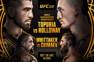 UFC 308: Topuria vs Holloway | October 26, 12p