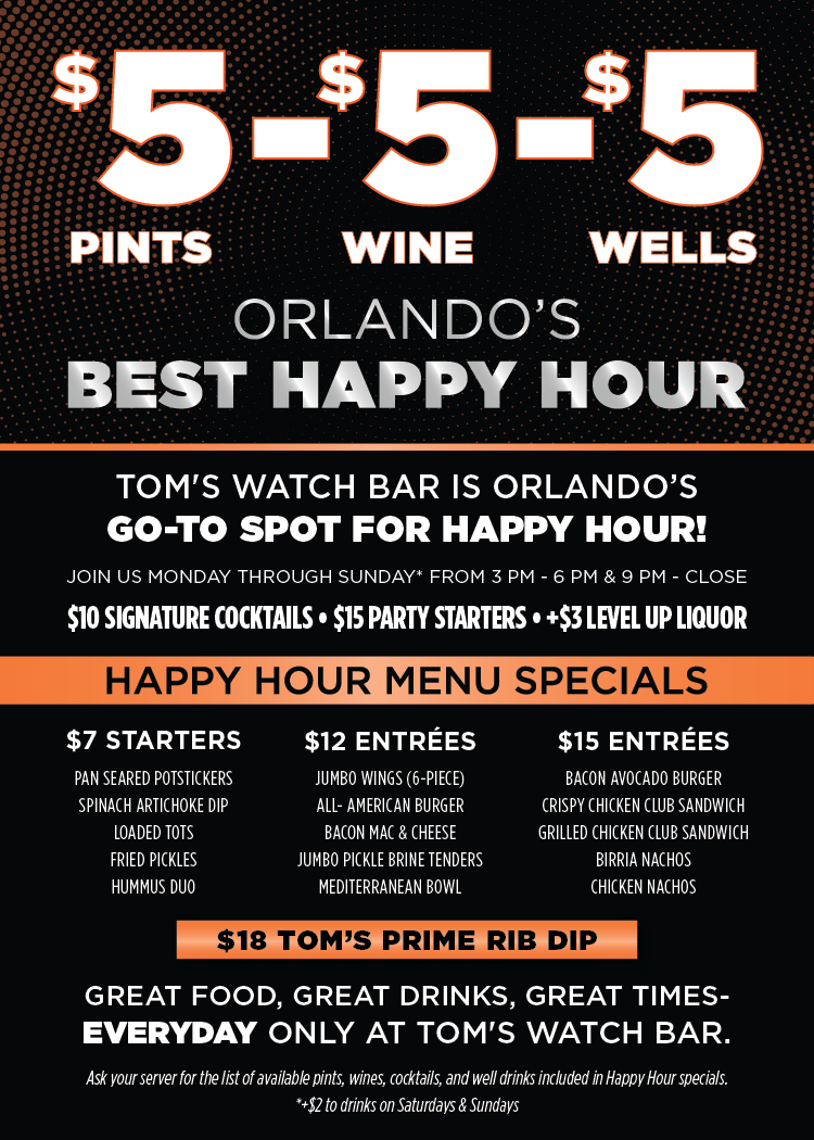 Orlando Best Happy Hour