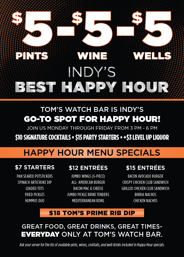 Indys Best Happy Hour