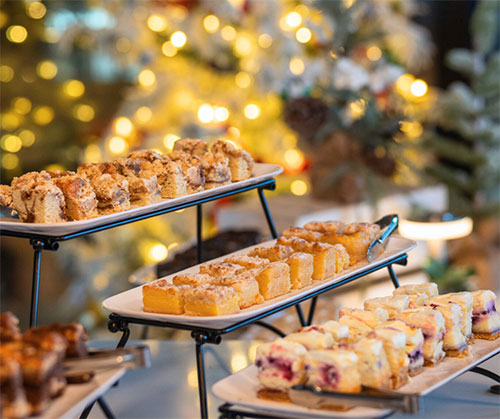 desserts at a private event