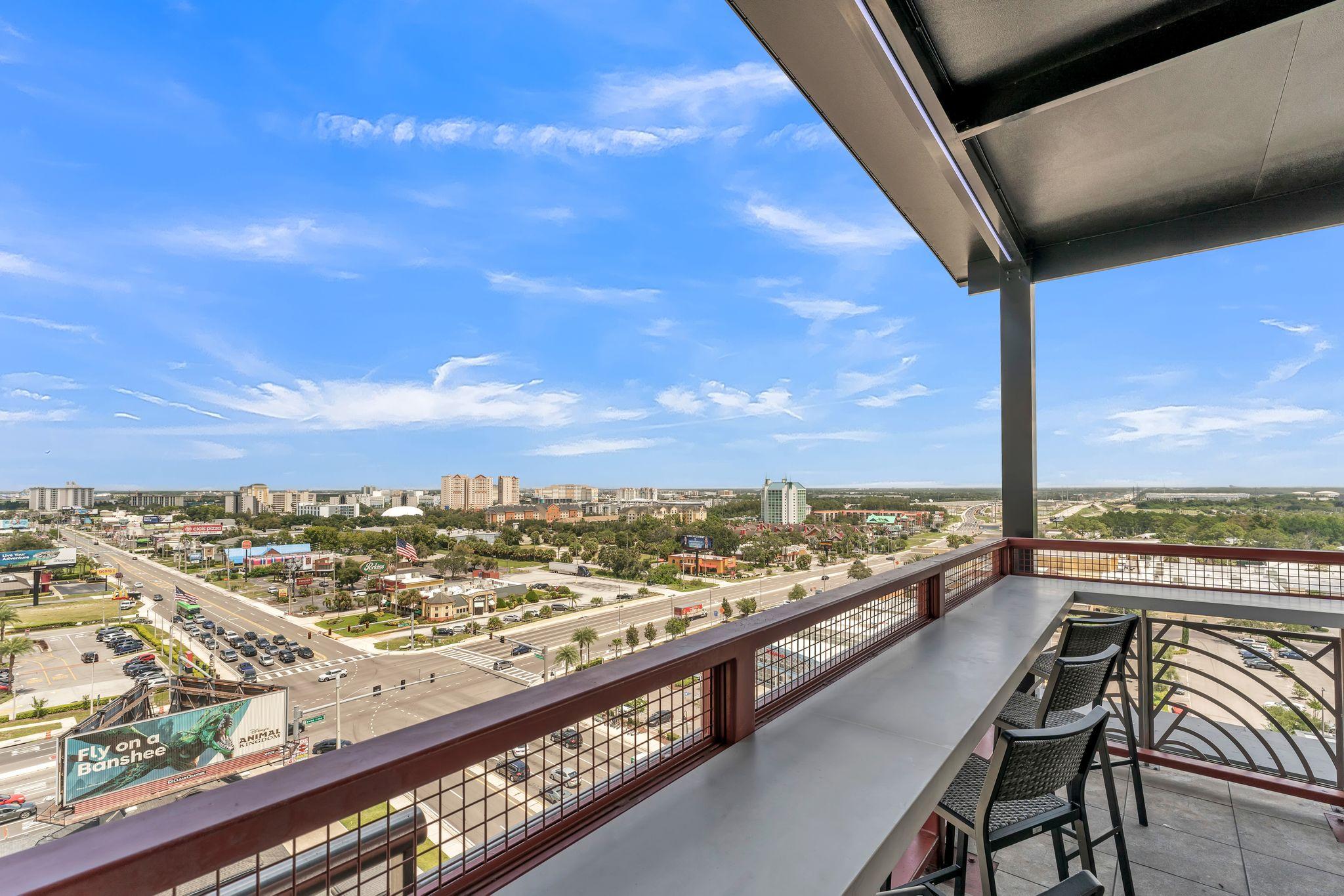 Outfield Patio View