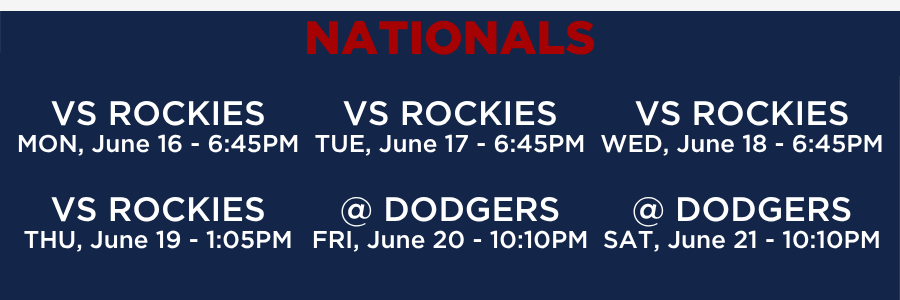 DC – nationals Dc nationals