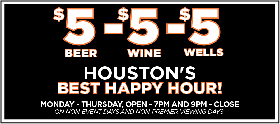 Toms happy hour tile houston