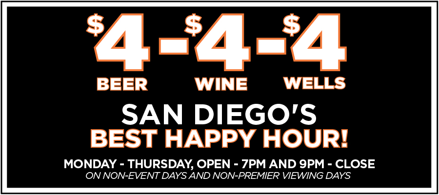 Toms happy hour tile san diego