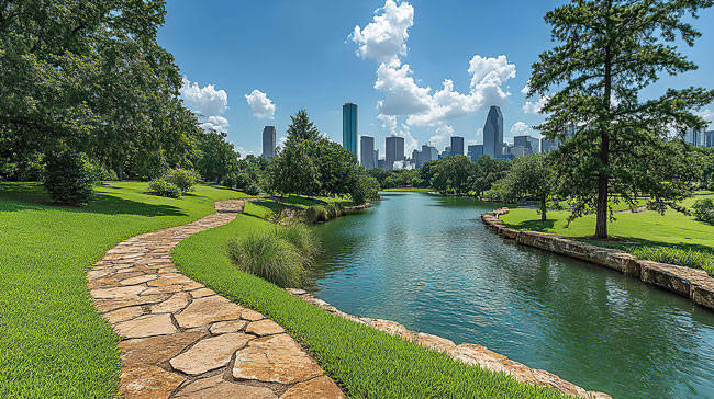 Hermann Park in Houston, Texas