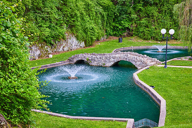 sunken-garden-wedding-location Sunken garden wedding location