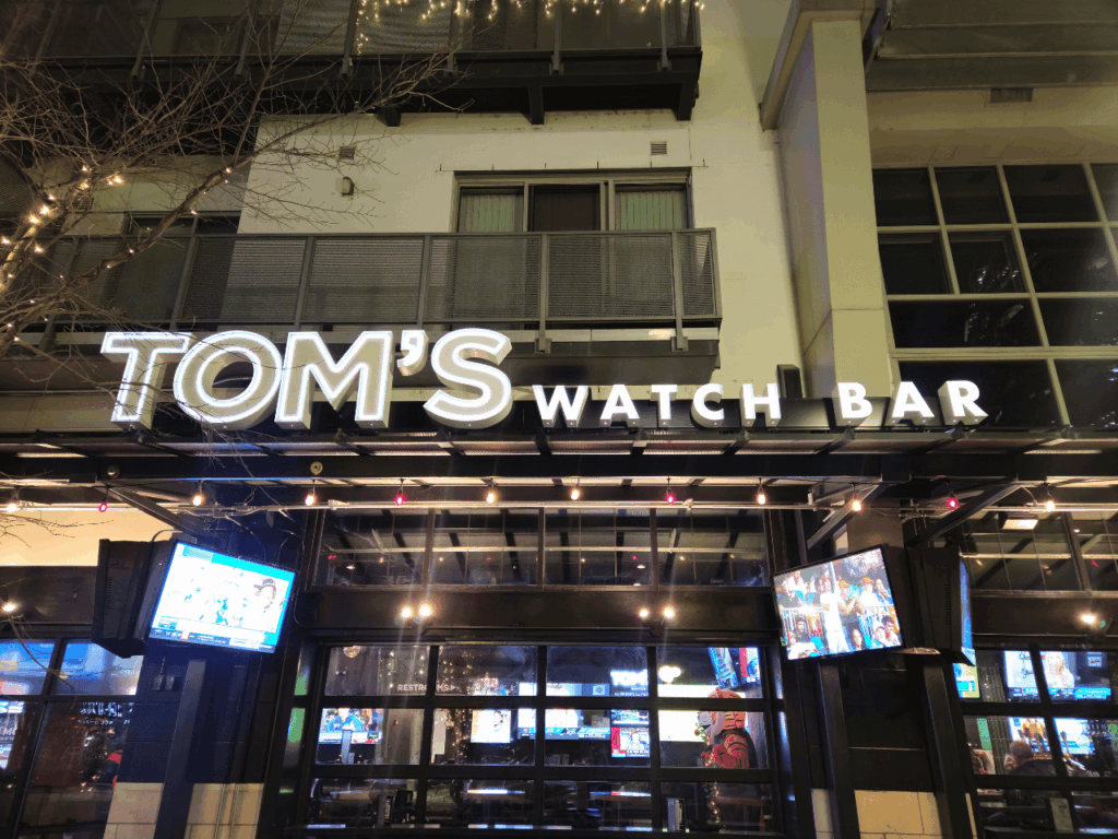 Tom’s Watch Bar in Cincinnati World Soccer Headqurters - Tom's Watch Bar 2026