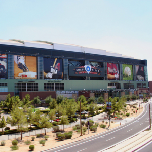 Chase Field Arizona Diamondbacks Stadium Chase Field, home of the Arizona Diamondbacks, near Tom's Watch Bar Phoenix