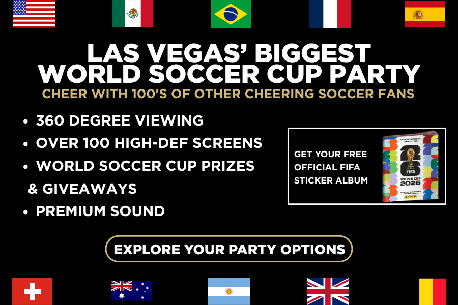 Tom’s Watch Bar is the VIP World Soccer Cup Experience. Click here to book now! 