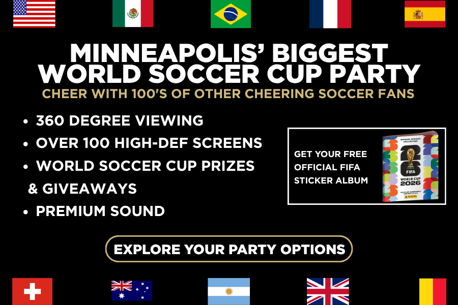 Tom’s Watch Bar is the VIP World Soccer Cup Experience. Click here to book now! 